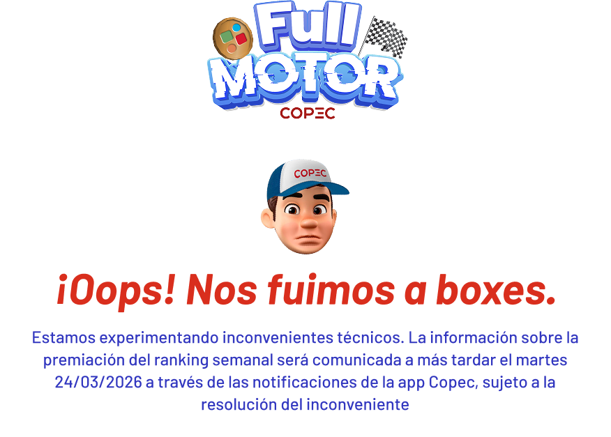 Mantención en curso